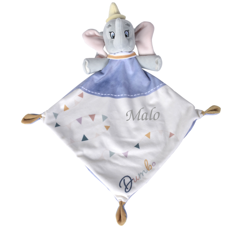  - dumbo the elephant - comforter blue white 25 cm 